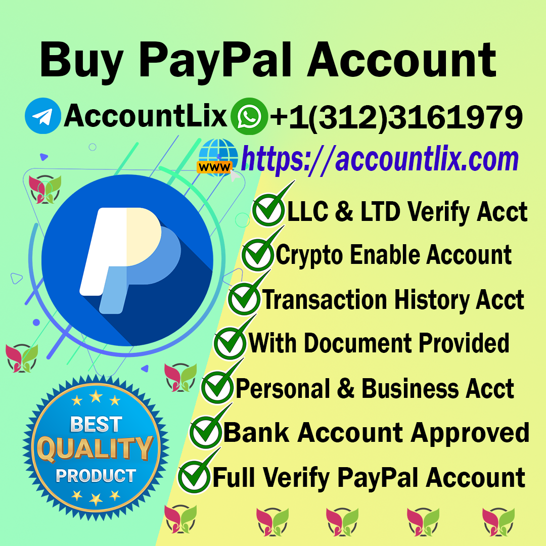 Buy LLC Verified Business PayPal Account
